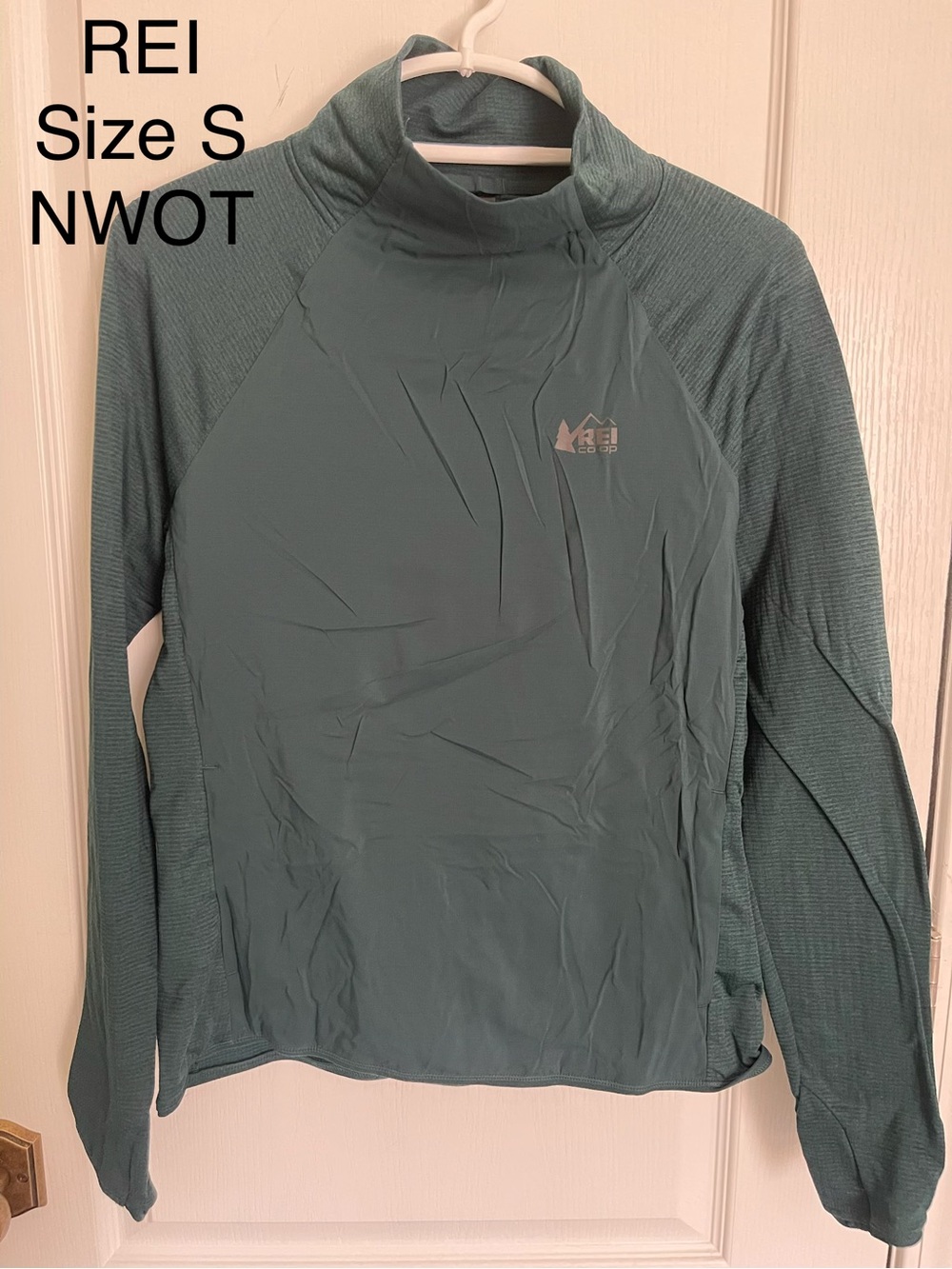 REI Women's Long-Sleeve Pullover in Teal Green